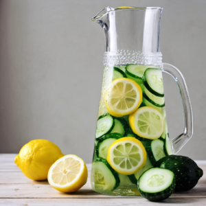 lemon and cucumber water